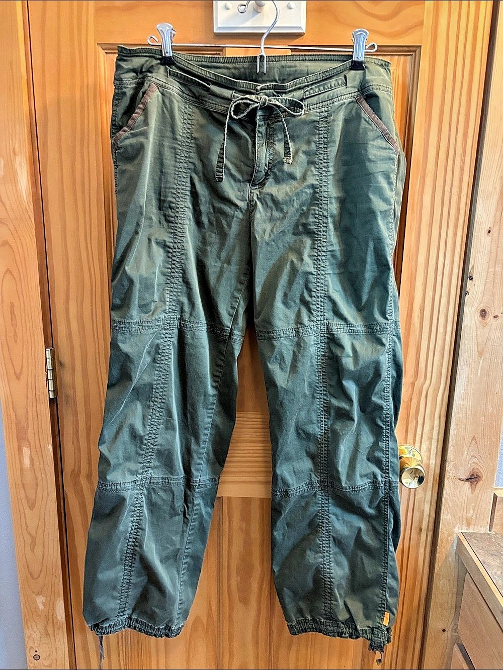 Lucy Wide Leg Pant Olive Green Medium